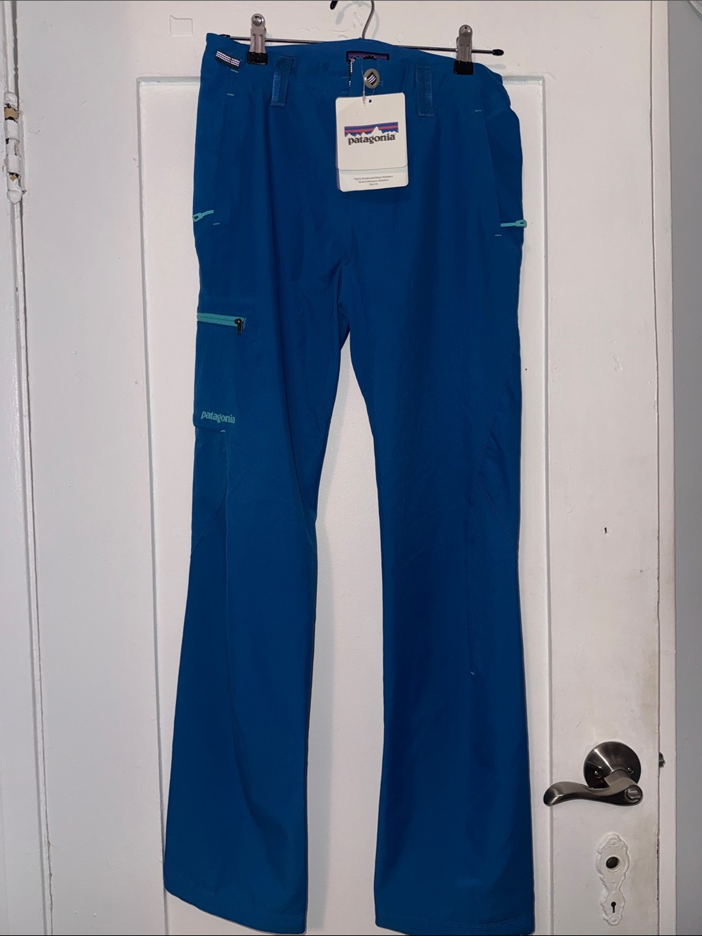 NWT Patagonia Women's Simul Alpine Pants Straight Leg Pants in Blue Size 2